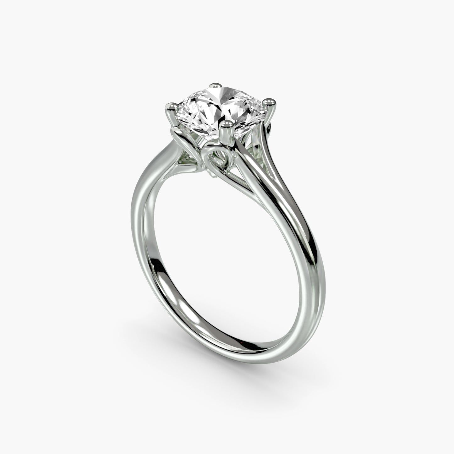 솔리테어링4 Round 2.0/1.5 ct 9K WG