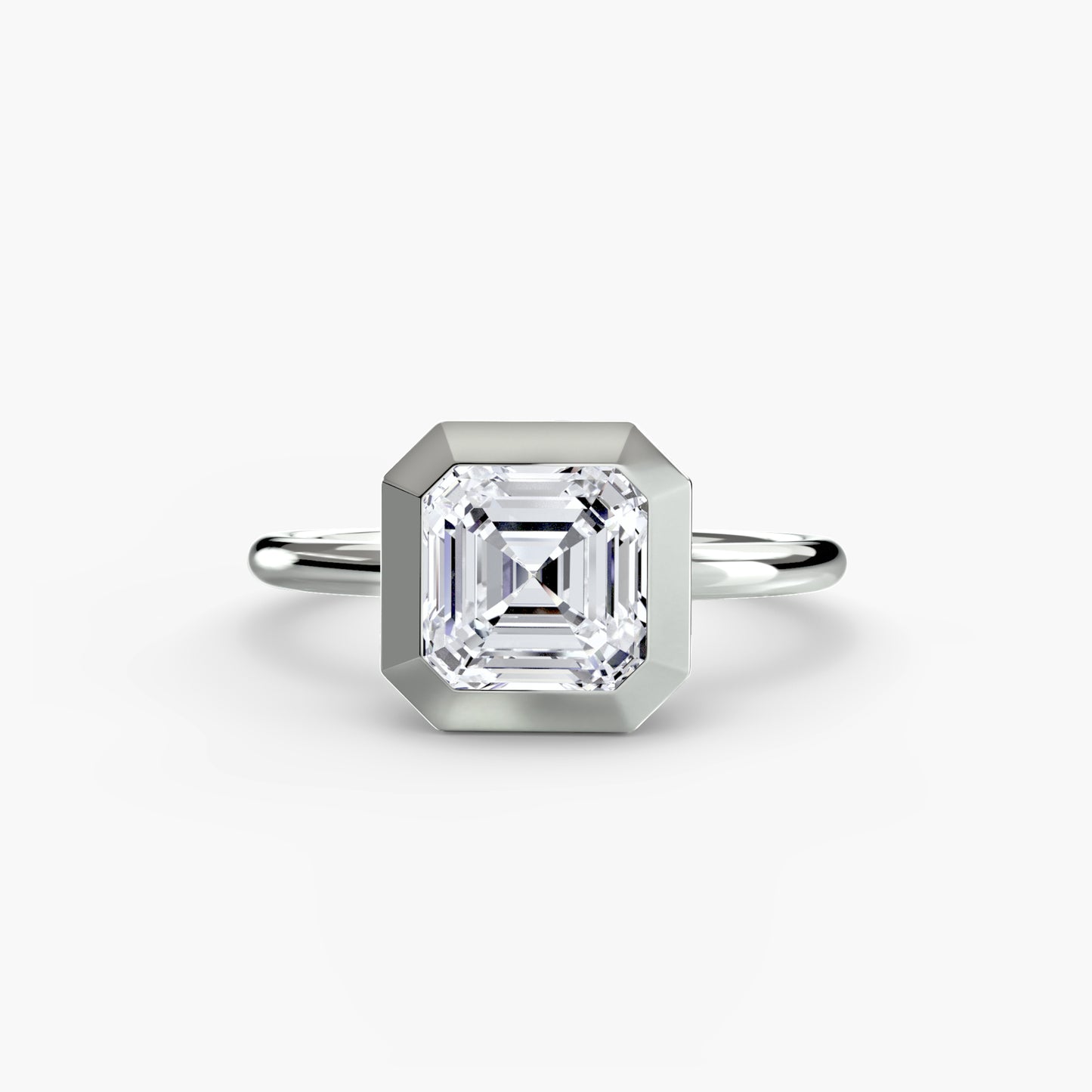(랩다이아몬드 / 랩그로운 다이아몬드) The Bezel Set Solitaire