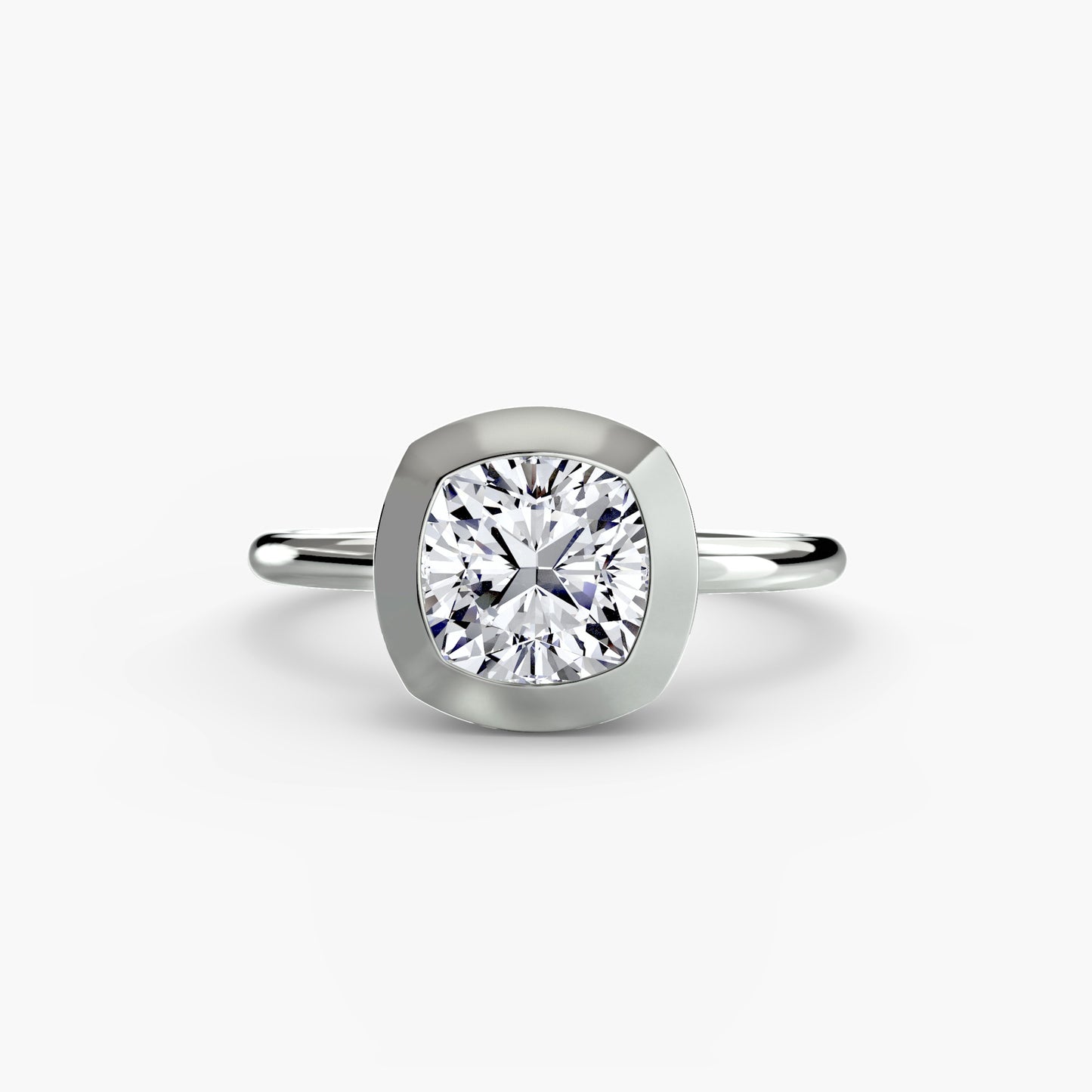 (랩다이아몬드 / 랩그로운 다이아몬드) The Bezel Set Solitaire