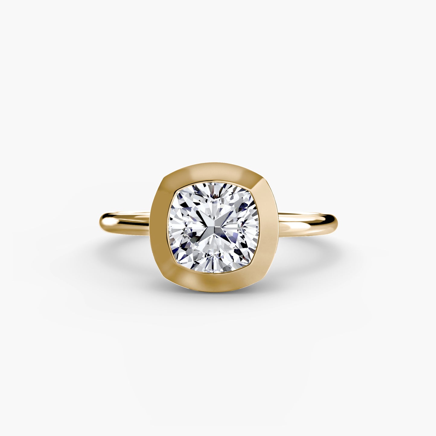 (랩다이아몬드 / 랩그로운 다이아몬드) The Bezel Set Solitaire