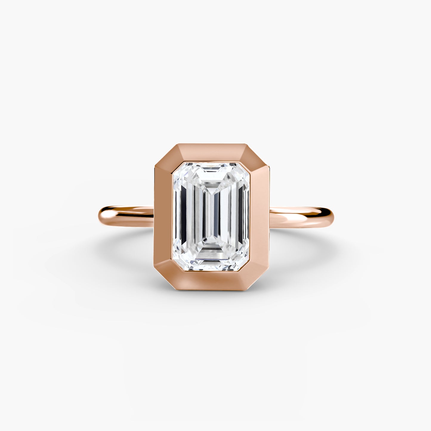 (랩다이아몬드 / 랩그로운 다이아몬드) The Bezel Set Solitaire