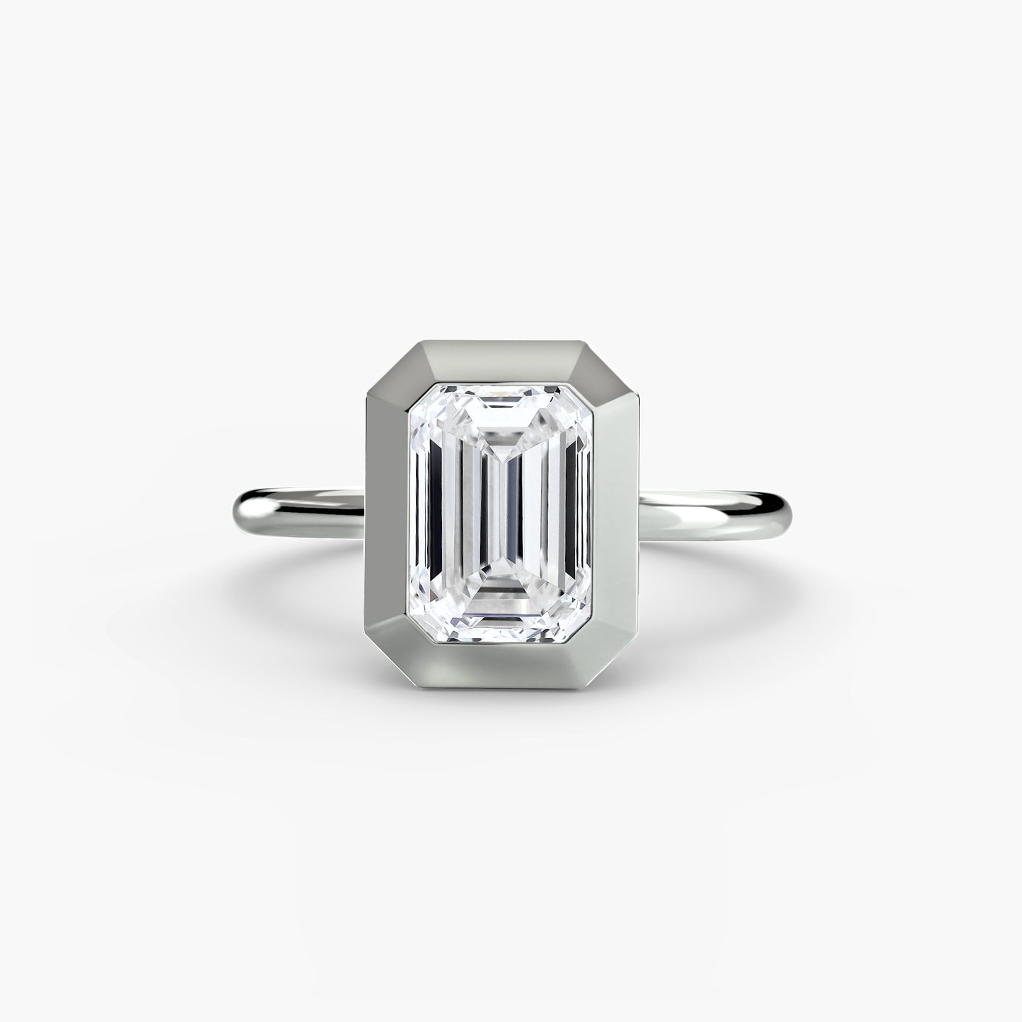 (랩다이아몬드 / 랩그로운 다이아몬드) The Bezel Set Solitaire