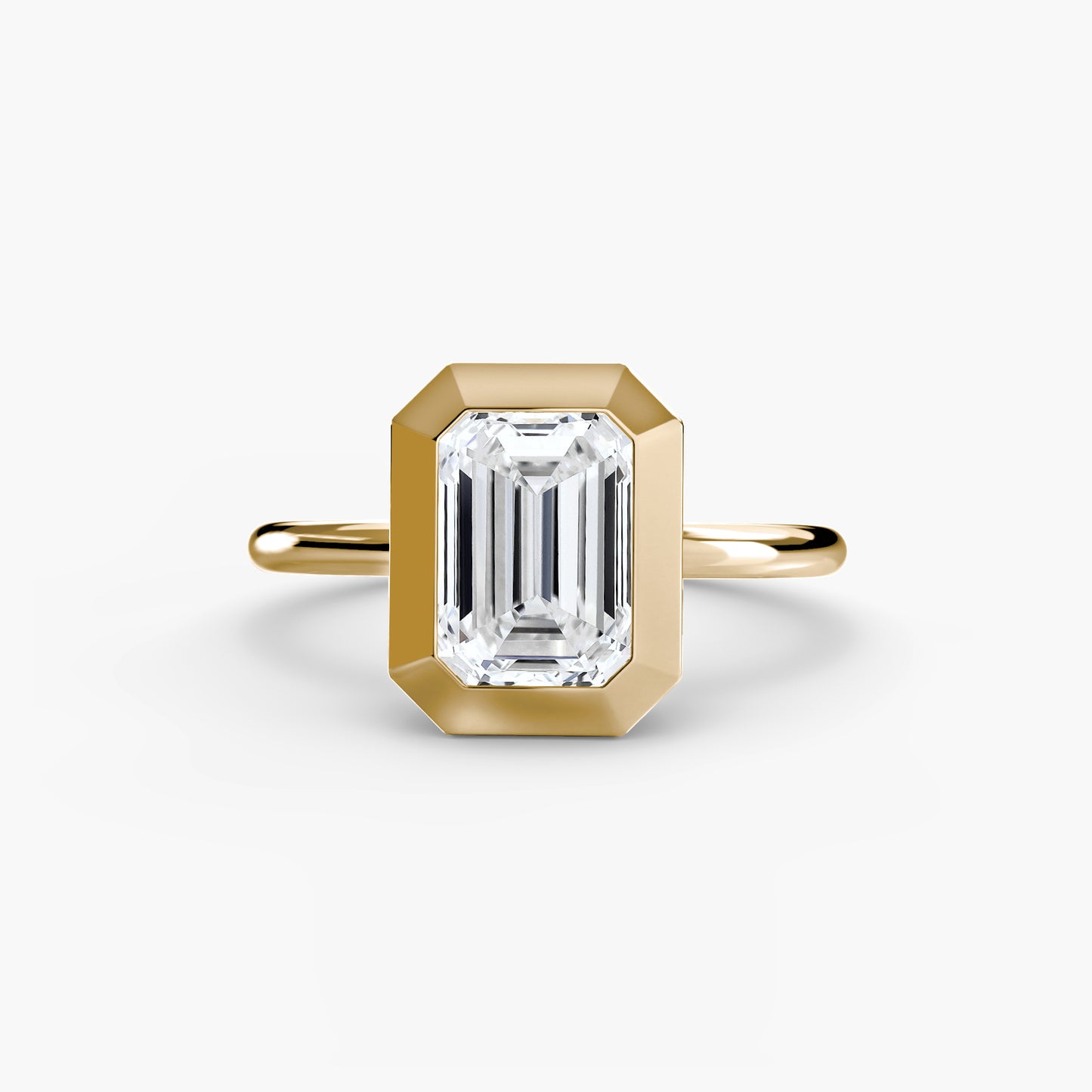 (랩다이아몬드 / 랩그로운 다이아몬드) The Bezel Set Solitaire