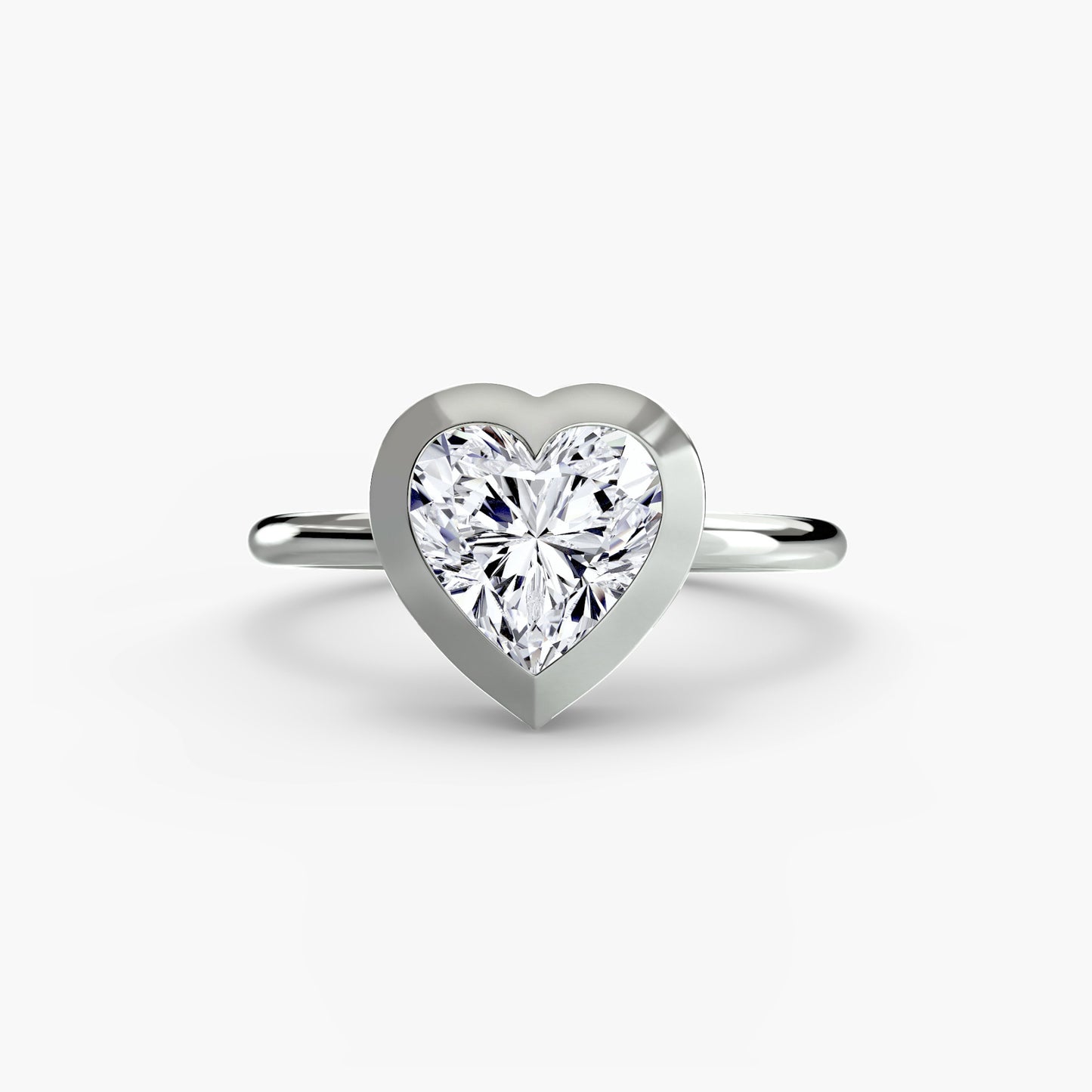 (랩다이아몬드 / 랩그로운 다이아몬드) The Bezel Set Solitaire