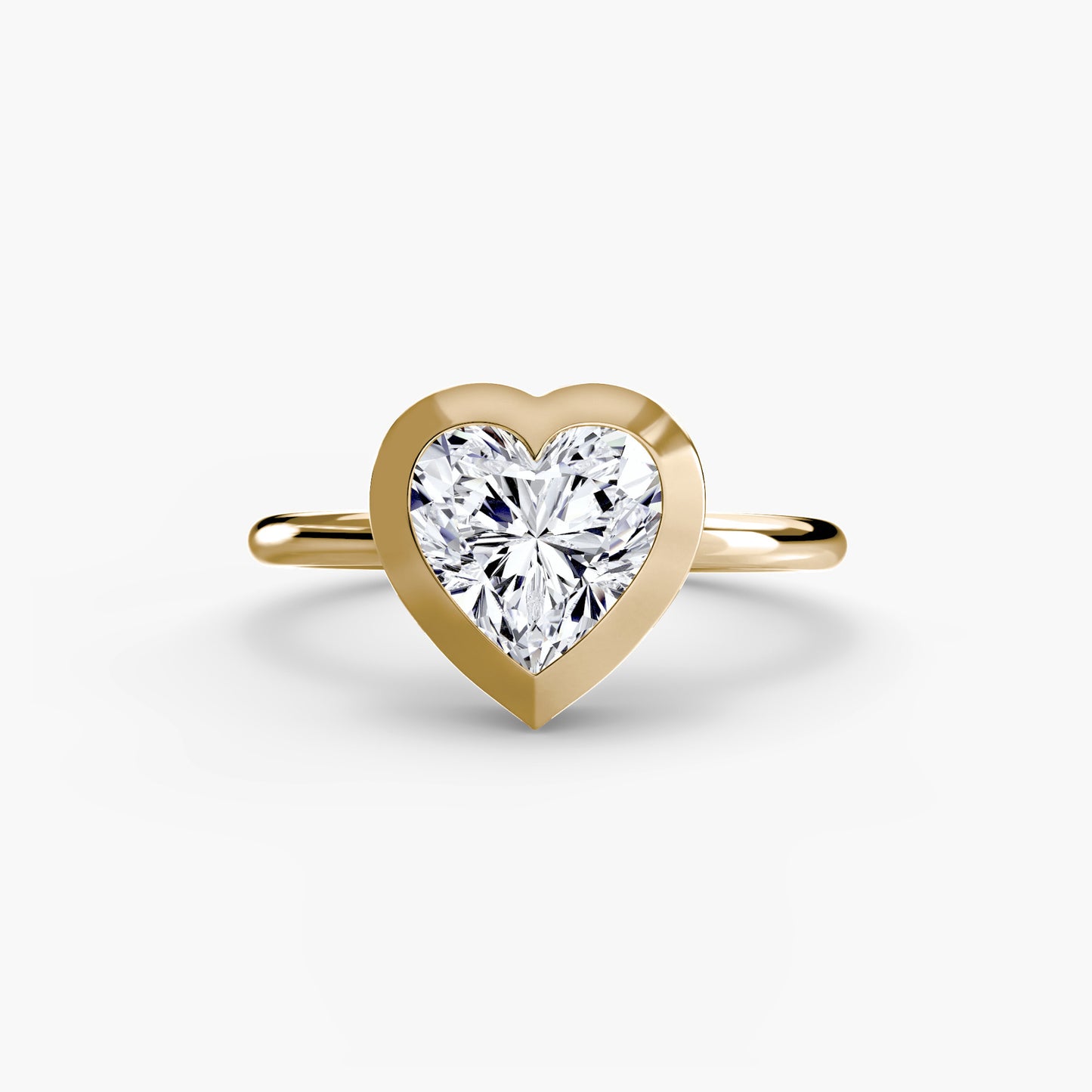 (랩다이아몬드 / 랩그로운 다이아몬드) The Bezel Set Solitaire