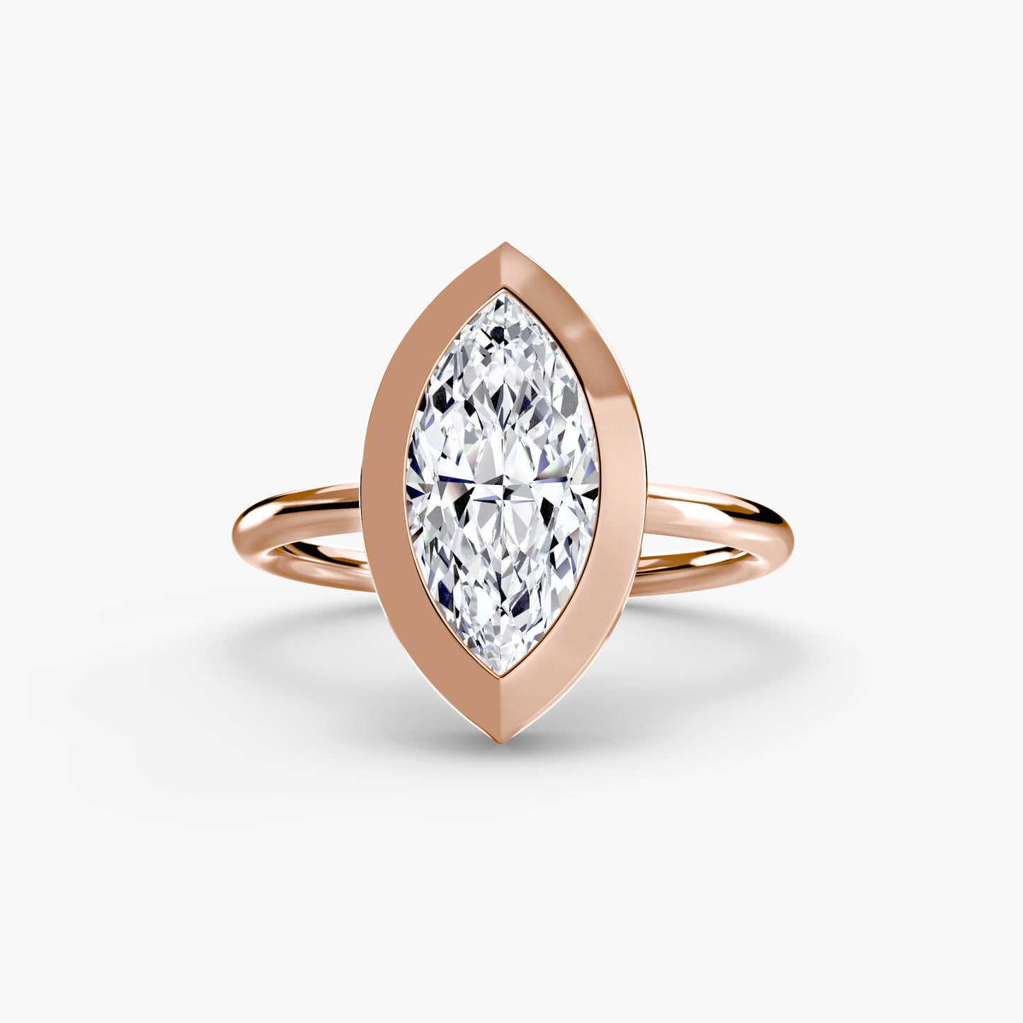 (랩다이아몬드 / 랩그로운 다이아몬드) The Bezel Set Solitaire