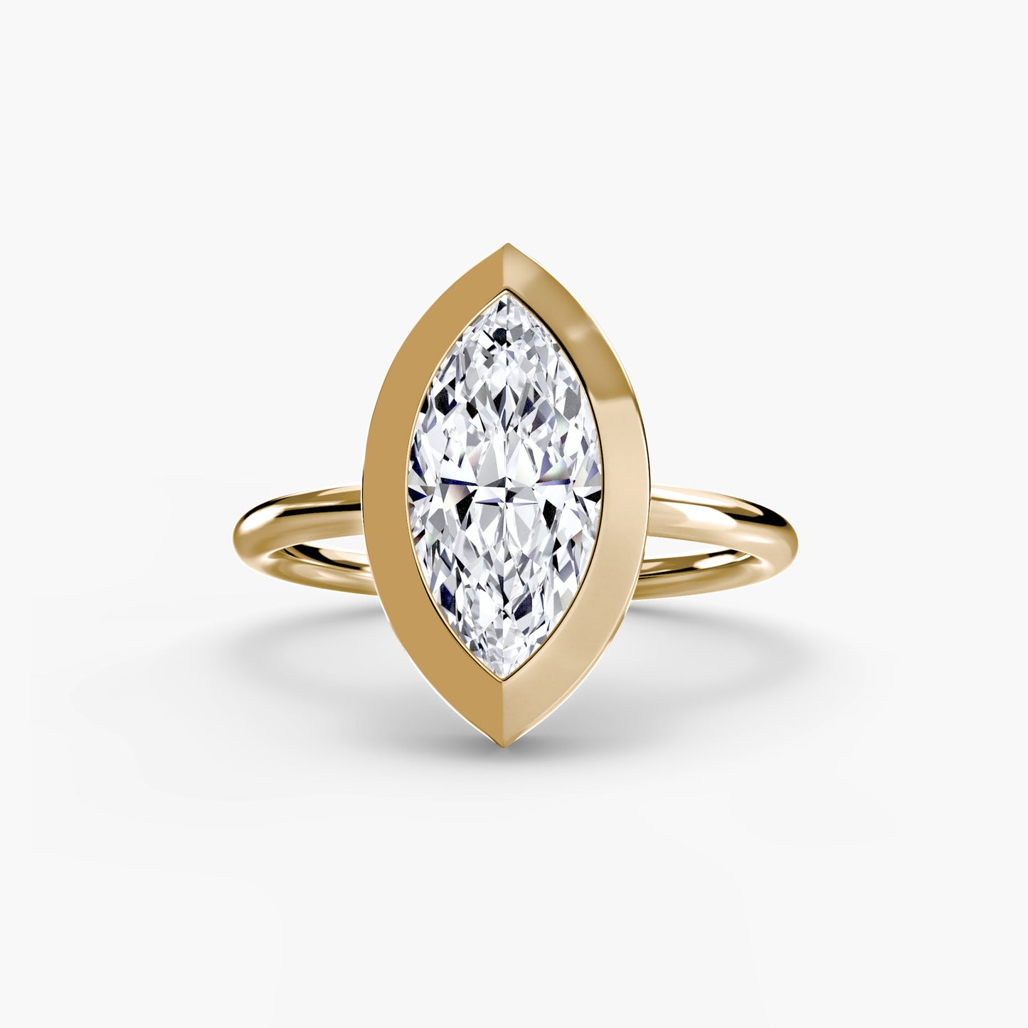 (랩다이아몬드 / 랩그로운 다이아몬드) The Bezel Set Solitaire