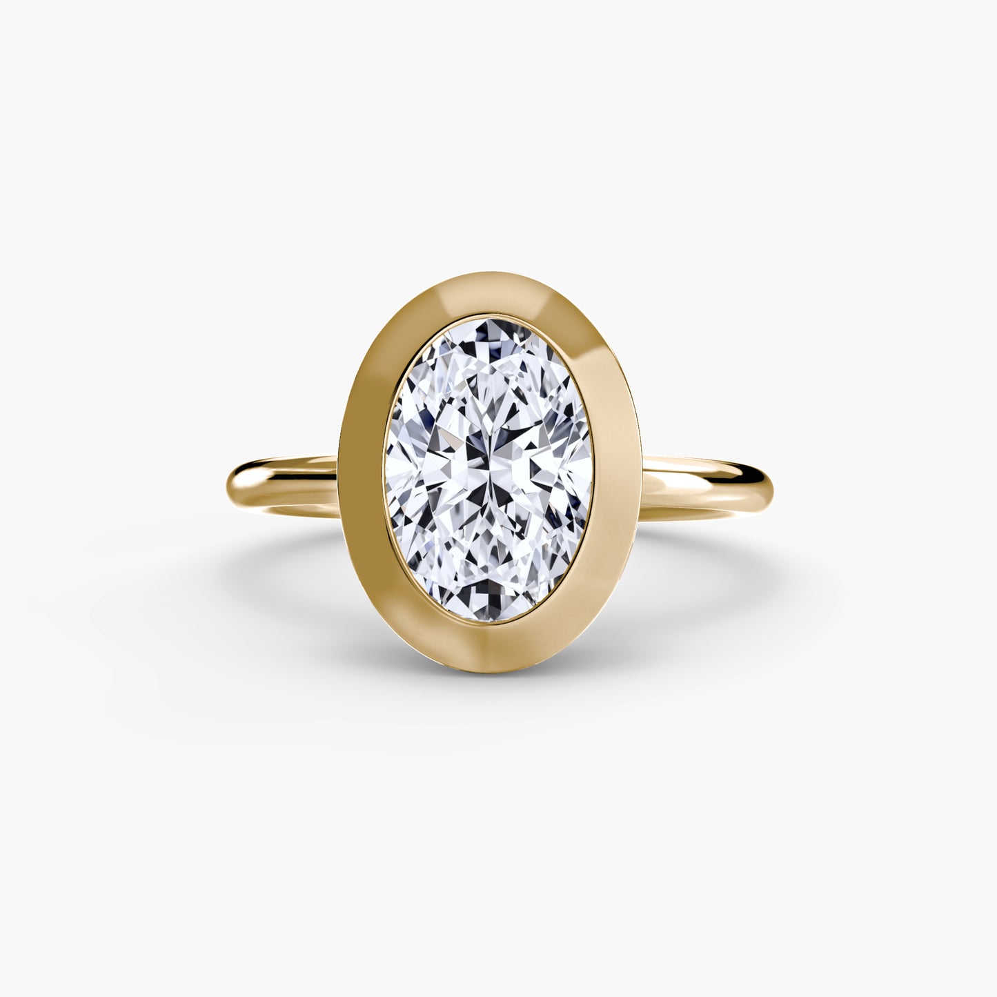(랩다이아몬드 / 랩그로운 다이아몬드) The Bezel Set Solitaire