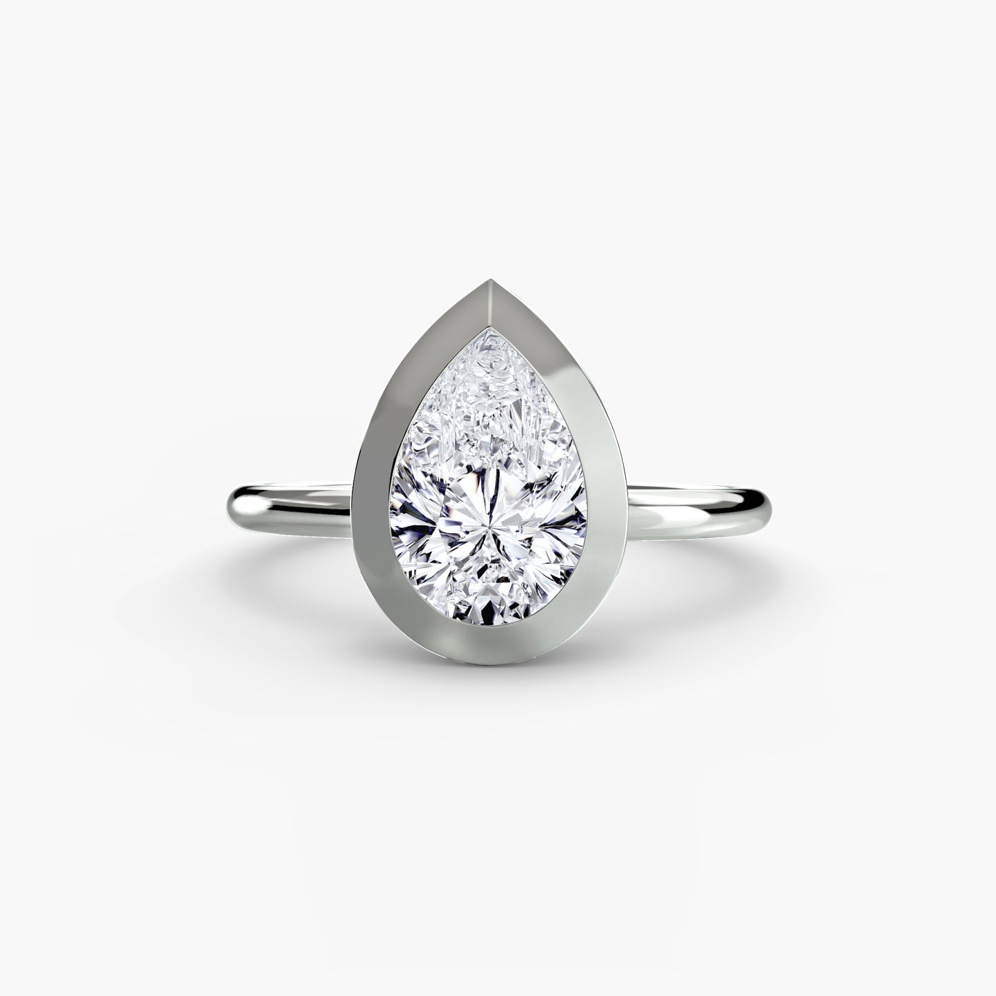 (랩다이아몬드 / 랩그로운 다이아몬드) The Bezel Set Solitaire