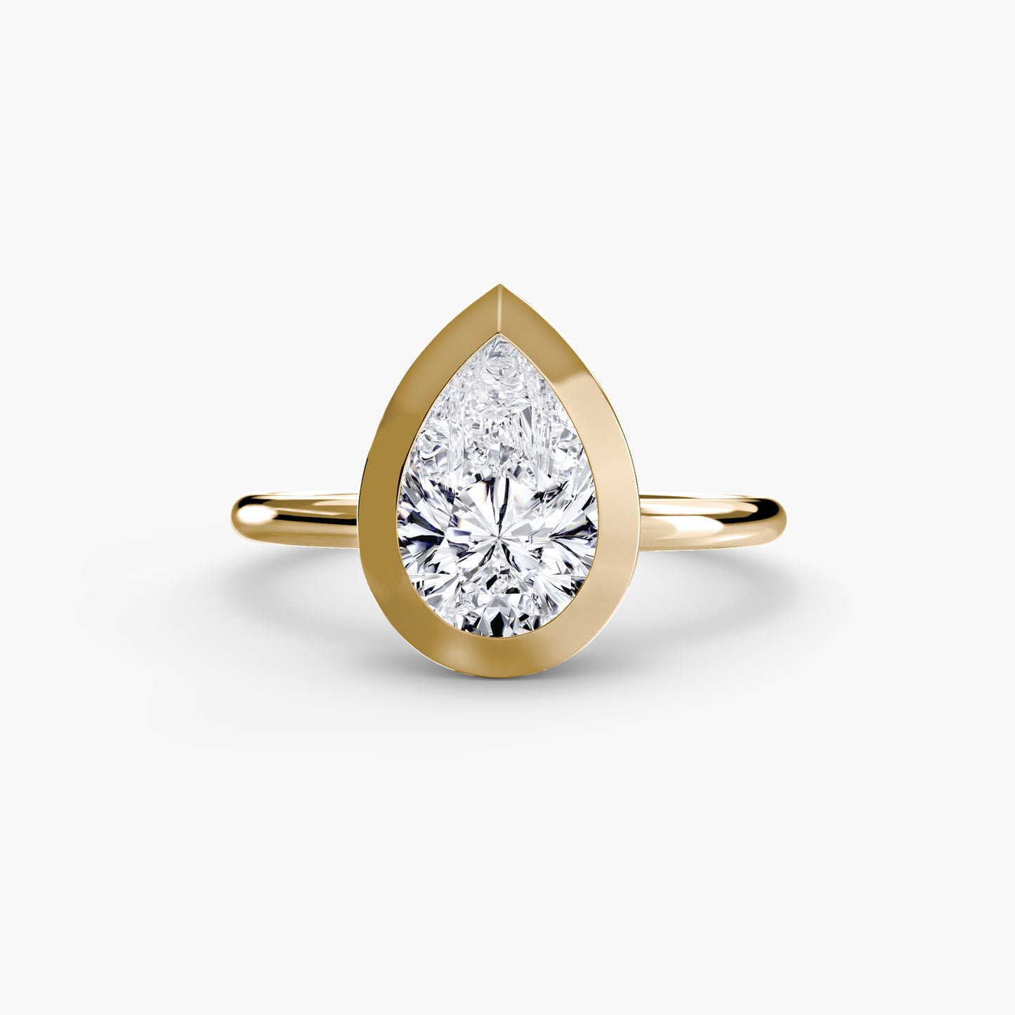 (랩다이아몬드 / 랩그로운 다이아몬드) The Bezel Set Solitaire
