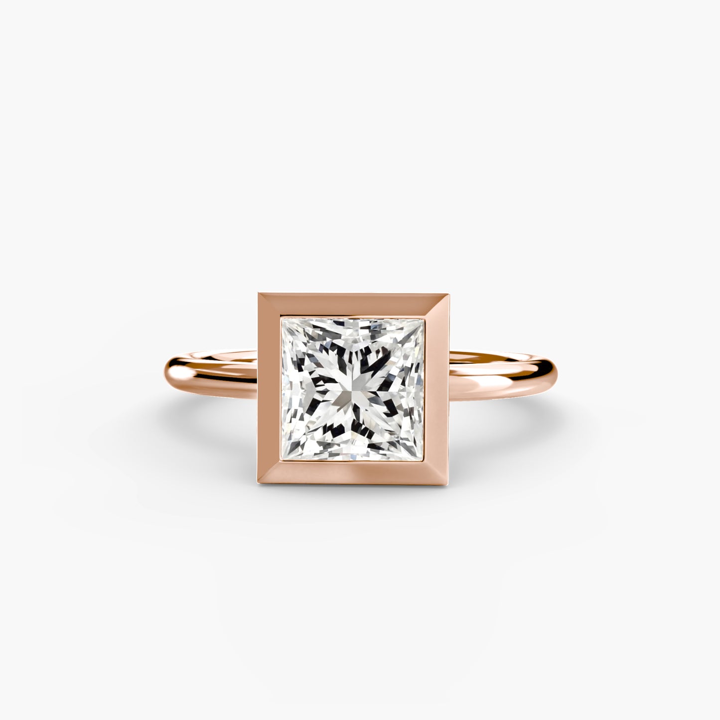 (랩다이아몬드 / 랩그로운 다이아몬드) The Bezel Set Solitaire