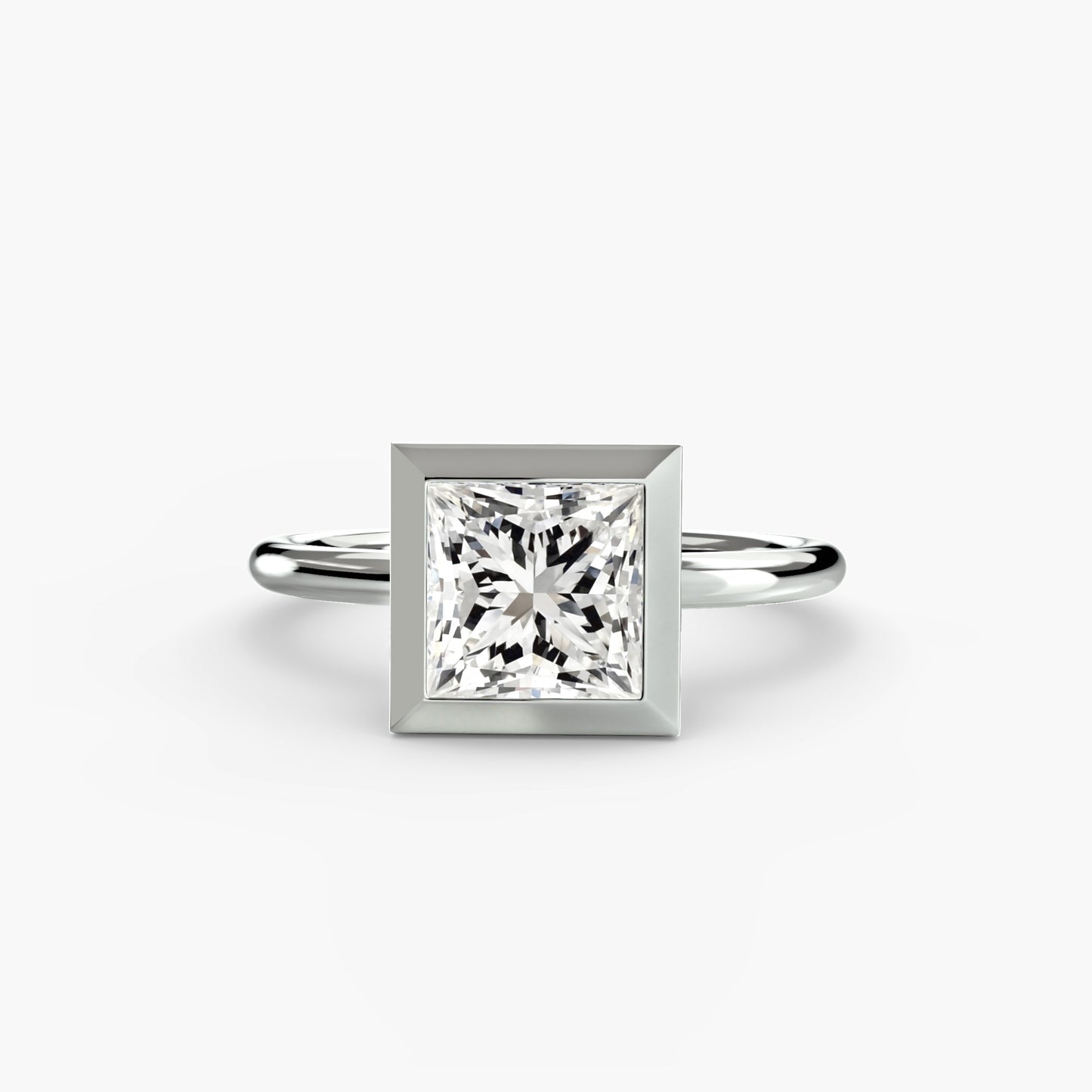(랩다이아몬드 / 랩그로운 다이아몬드) The Bezel Set Solitaire