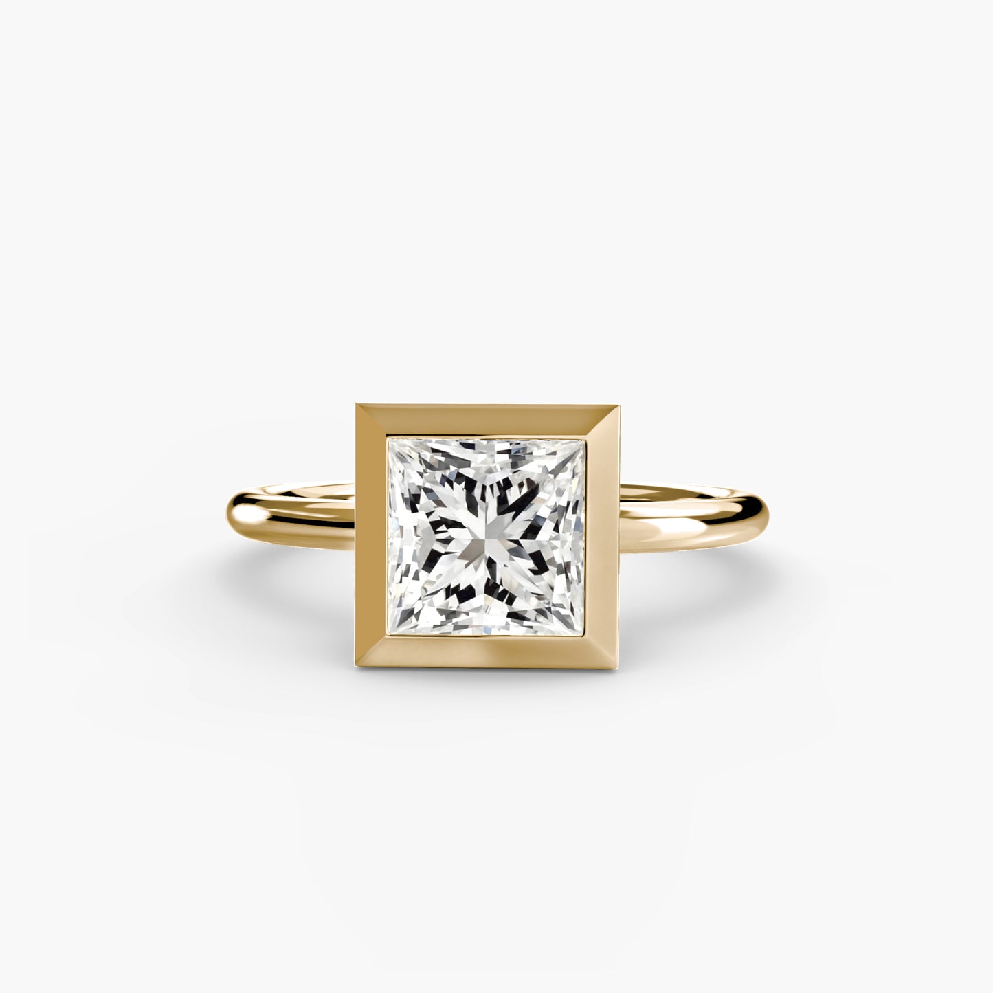 (랩다이아몬드 / 랩그로운 다이아몬드) The Bezel Set Solitaire