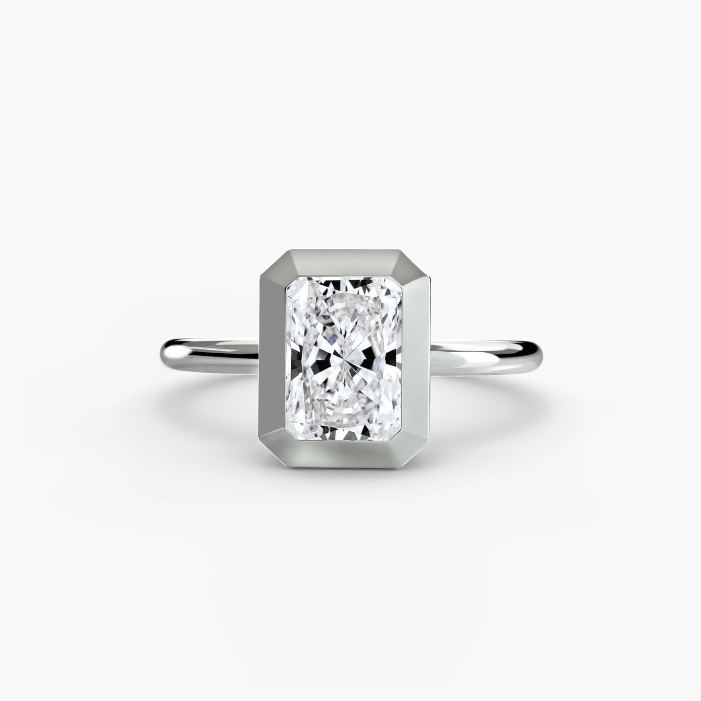 (랩다이아몬드 / 랩그로운 다이아몬드) The Bezel Set Solitaire