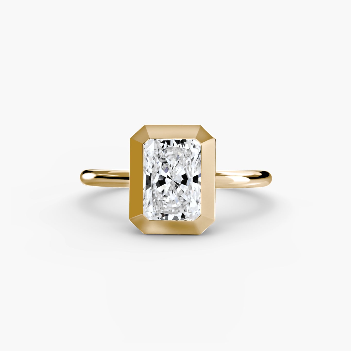 (랩다이아몬드 / 랩그로운 다이아몬드) The Bezel Set Solitaire