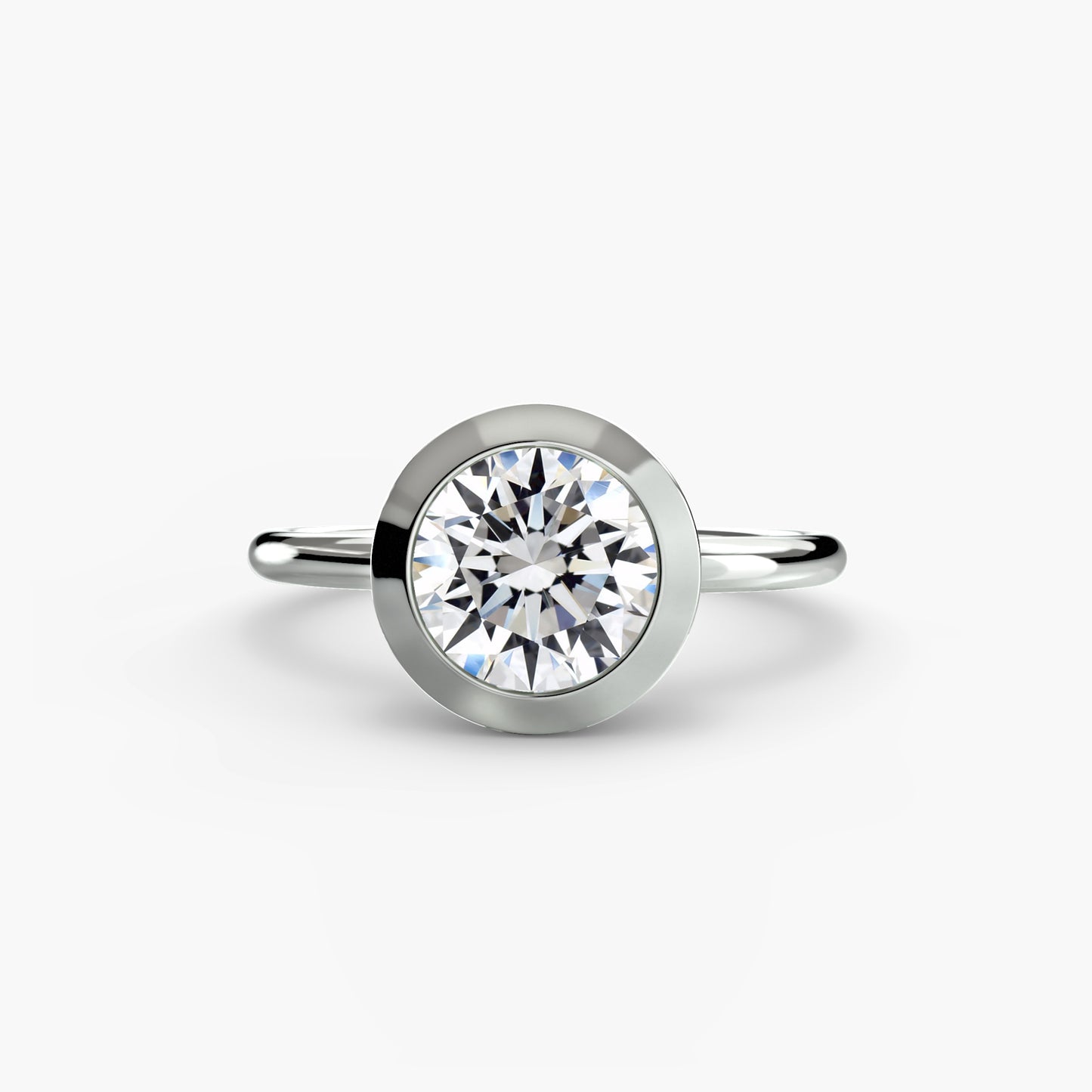 (랩다이아몬드 / 랩그로운 다이아몬드) The Bezel Set Solitaire
