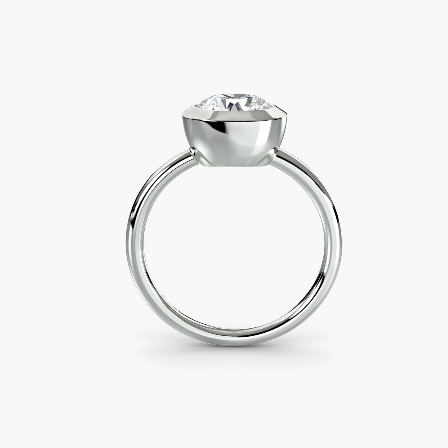 (랩다이아몬드 / 랩그로운 다이아몬드) The Bezel Set Solitaire