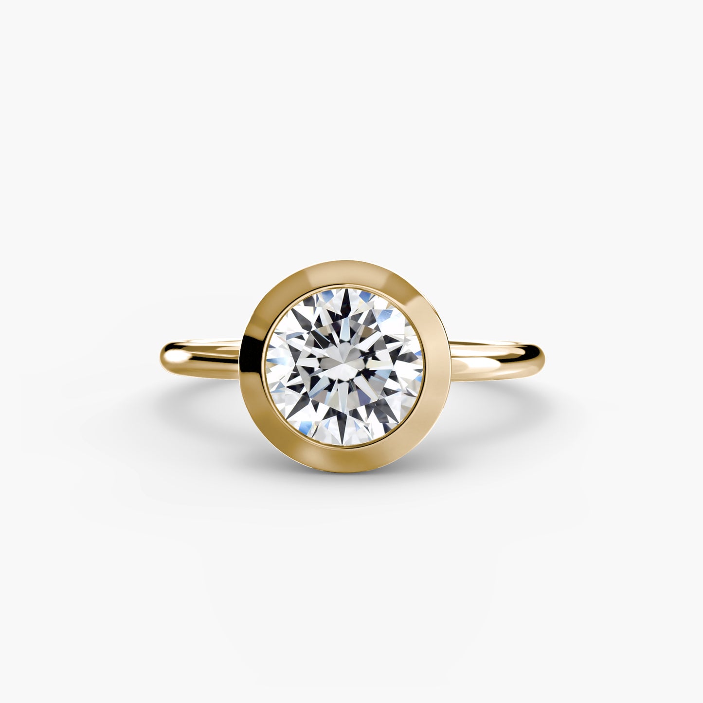 (랩다이아몬드 / 랩그로운 다이아몬드) The Bezel Set Solitaire