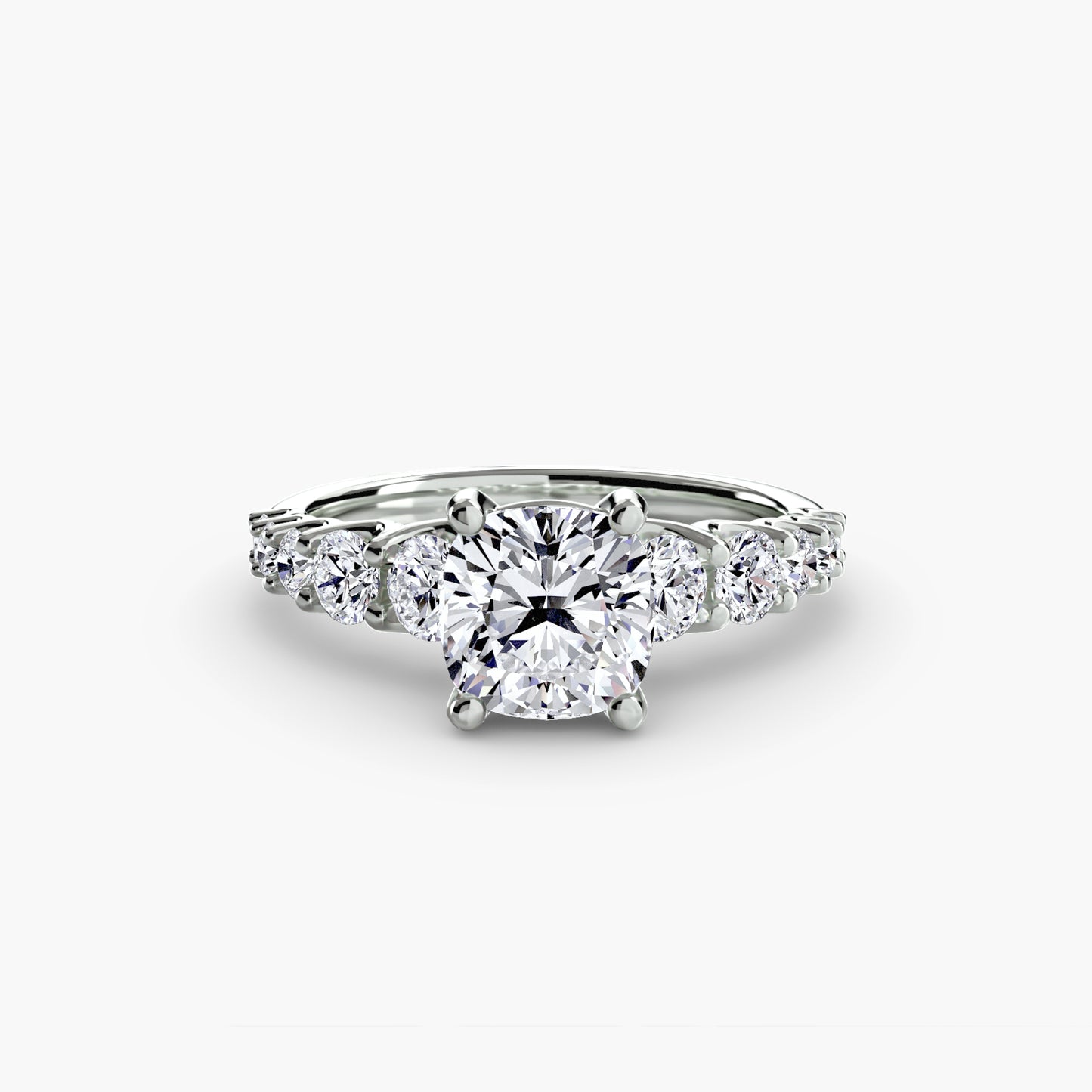 (랩다이아몬드 / 랩그로운 다이아몬드) The Graduated Accent Ring
