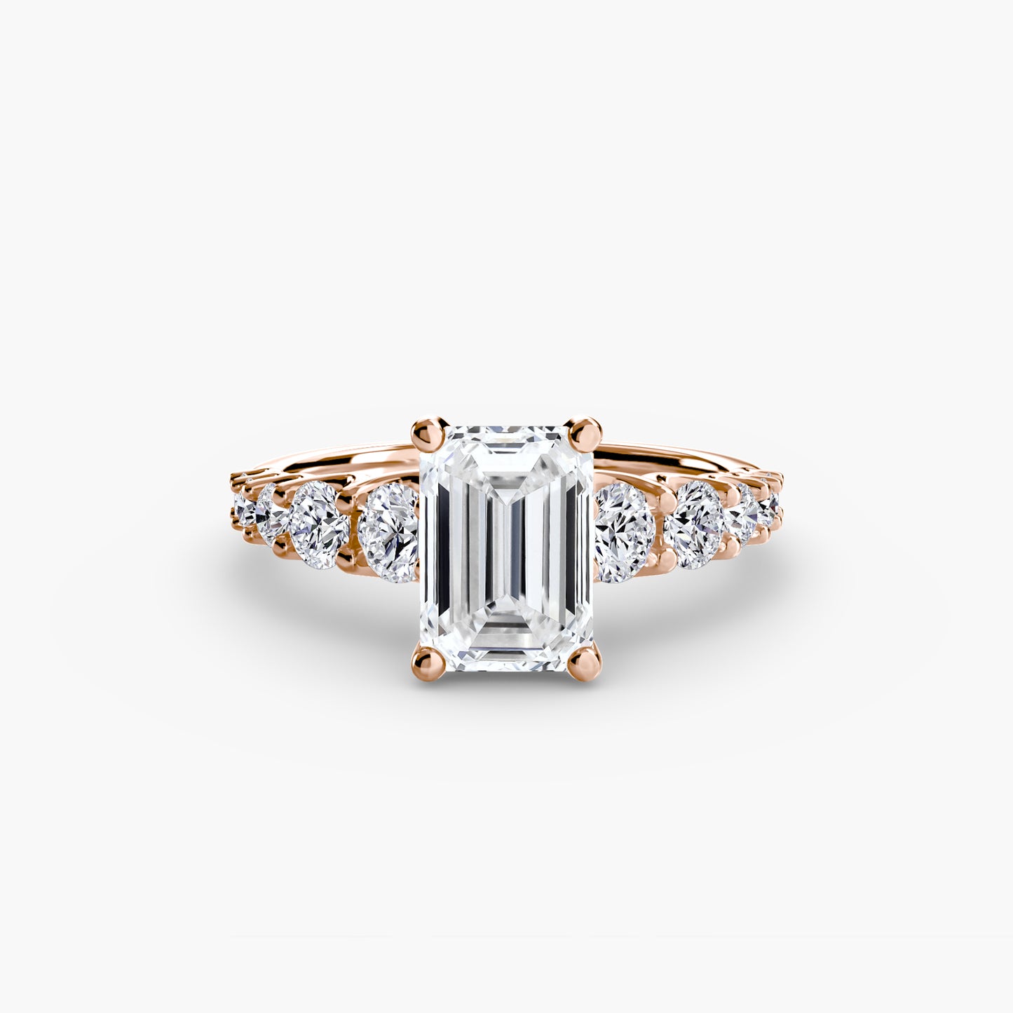(랩다이아몬드 / 랩그로운 다이아몬드) The Graduated Accent Ring