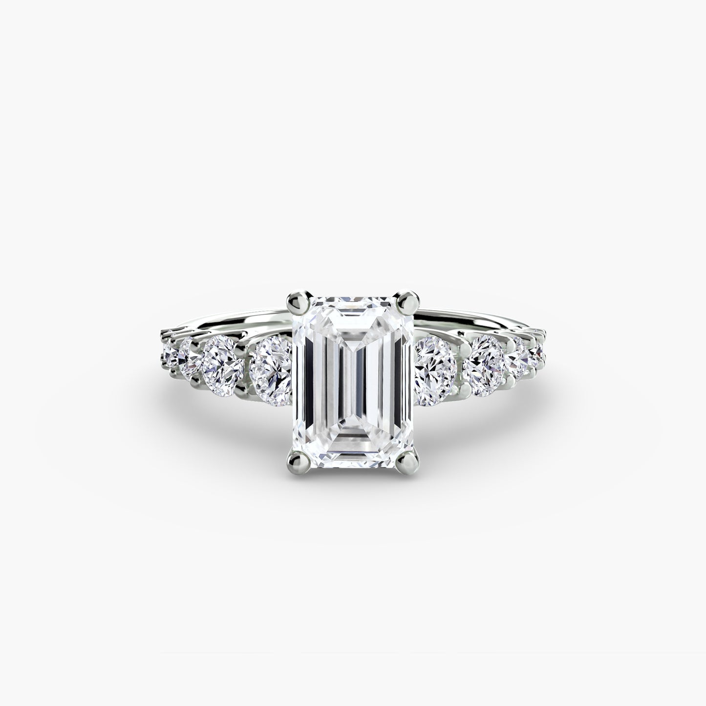 (랩다이아몬드 / 랩그로운 다이아몬드) The Graduated Accent Ring