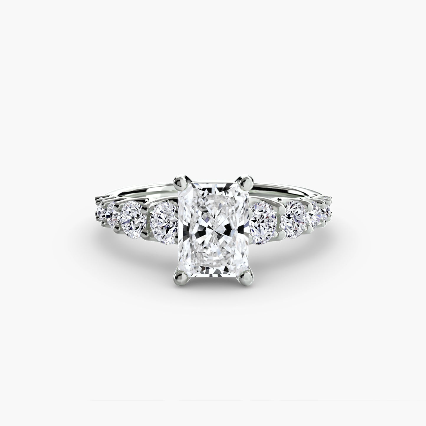 (랩다이아몬드 / 랩그로운 다이아몬드) The Graduated Accent Ring
