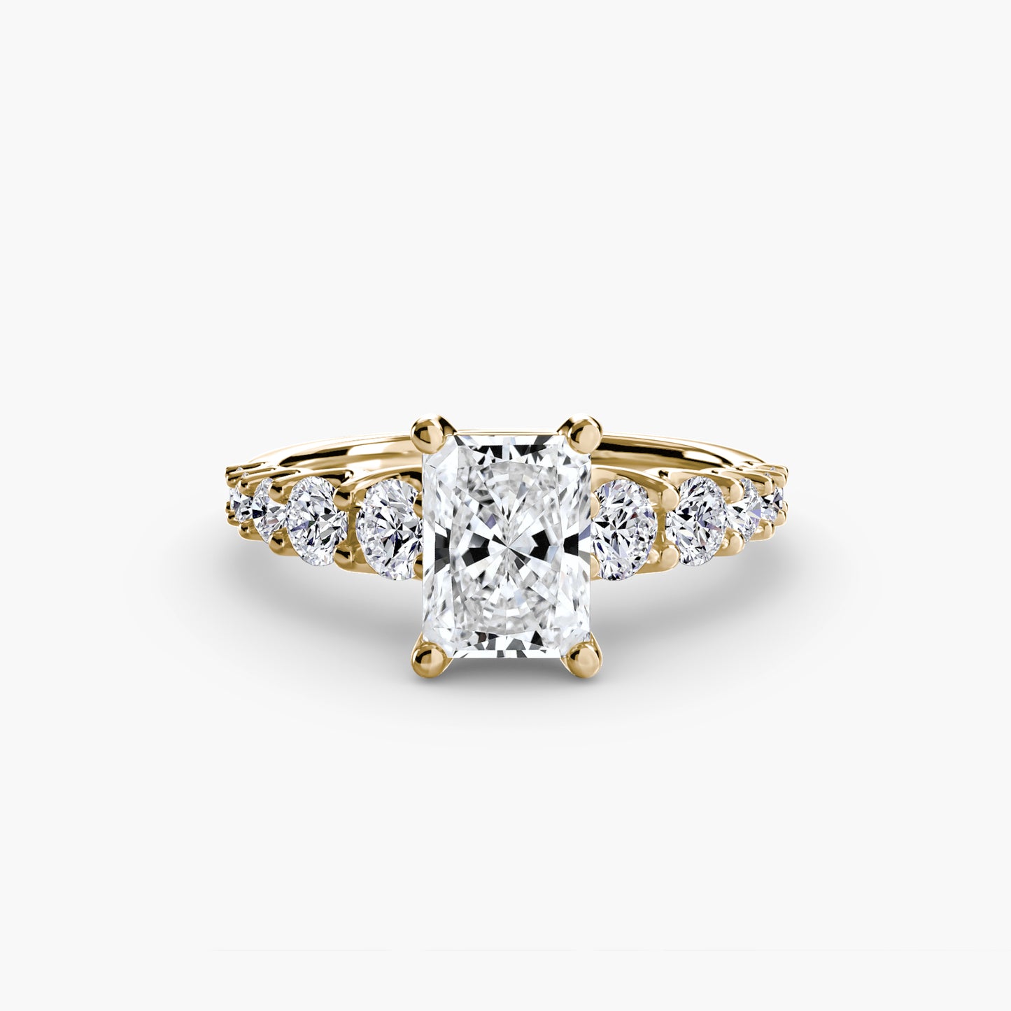 (랩다이아몬드 / 랩그로운 다이아몬드) The Graduated Accent Ring