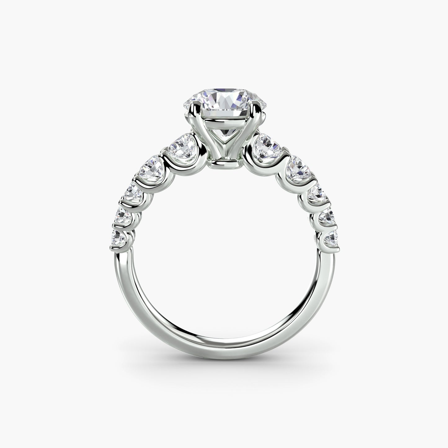 (랩다이아몬드 / 랩그로운 다이아몬드) The Graduated Accent Ring