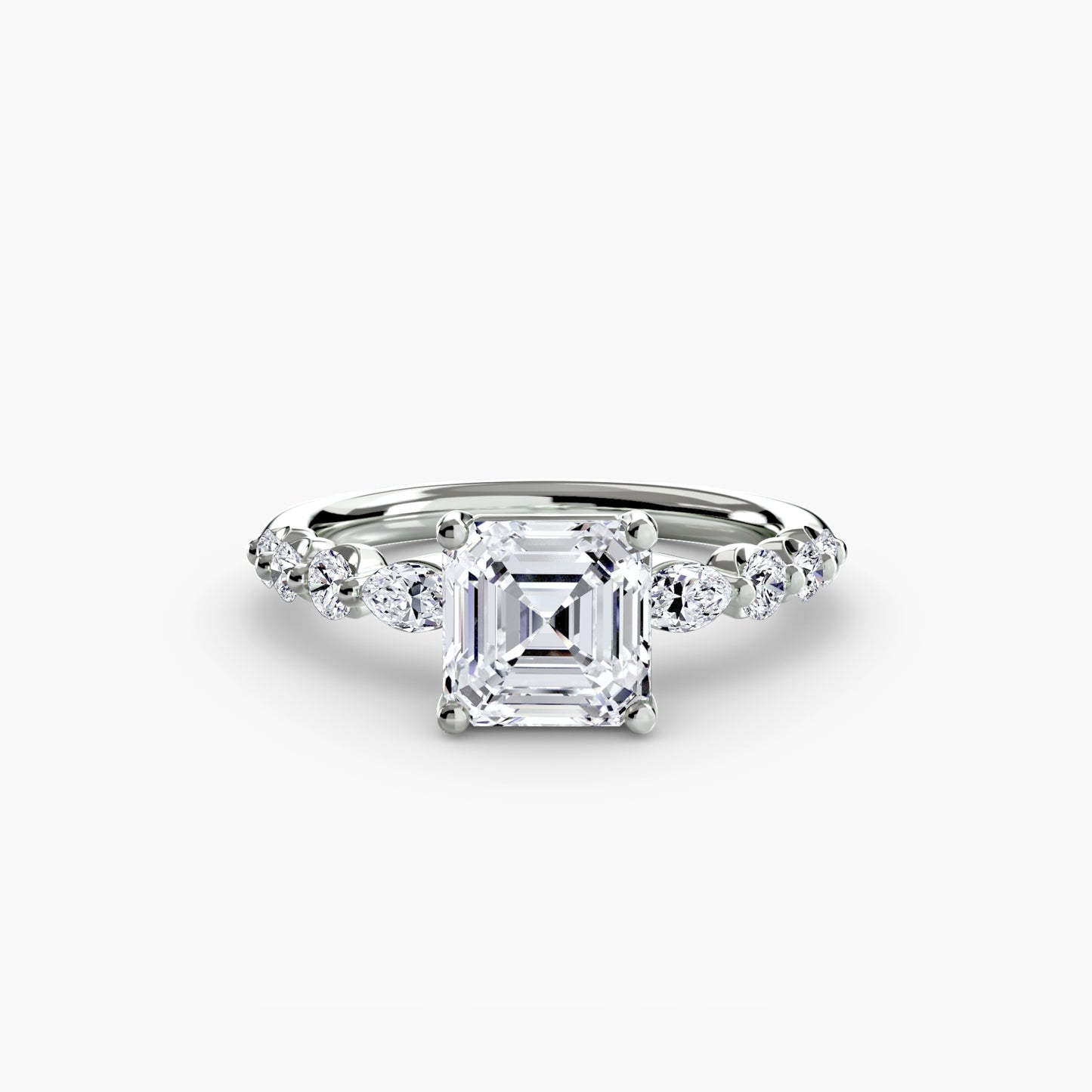 (랩다이아몬드 / 랩그로운 다이아몬드) The Tiered Accent Ring