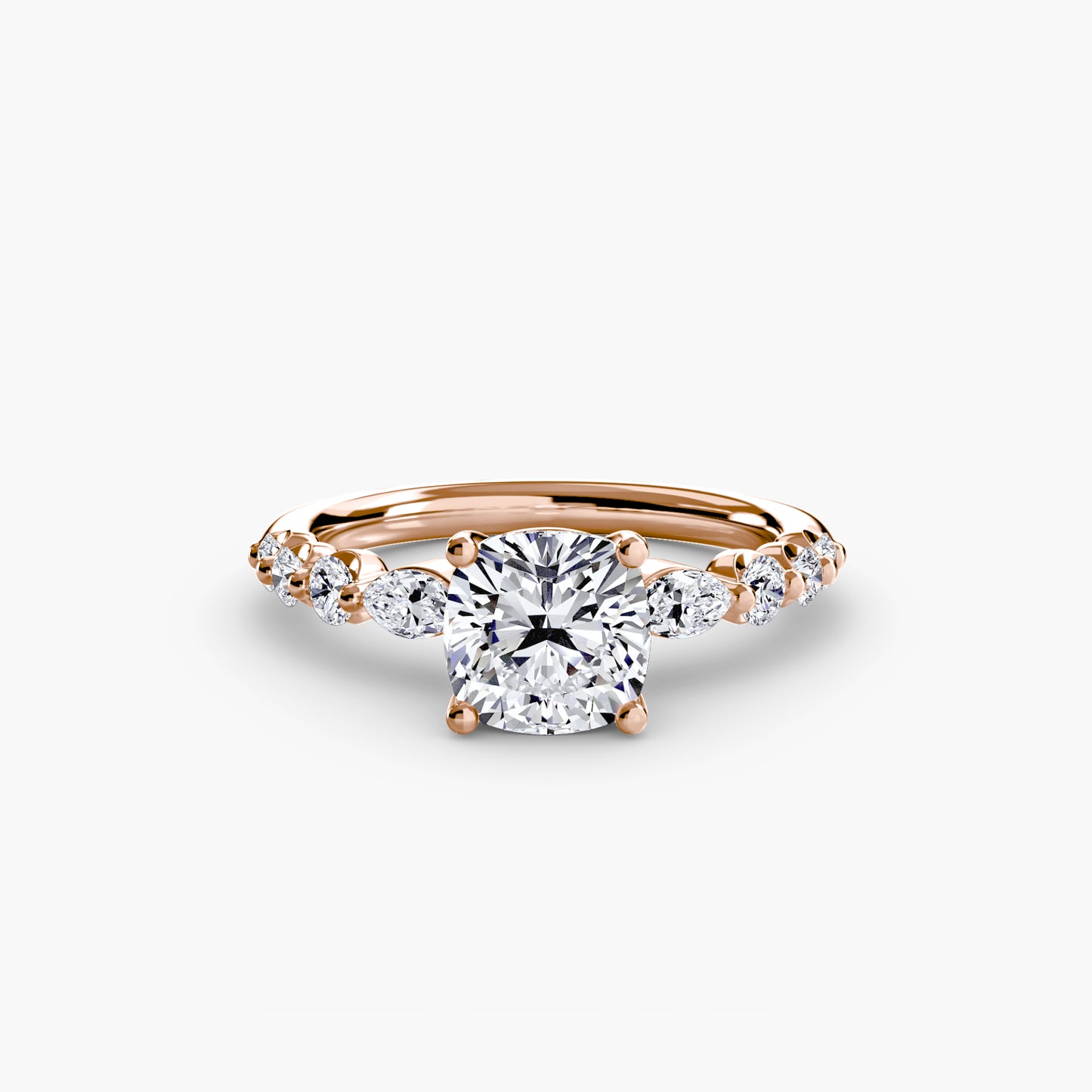 (랩다이아몬드 / 랩그로운 다이아몬드) The Tiered Accent Ring