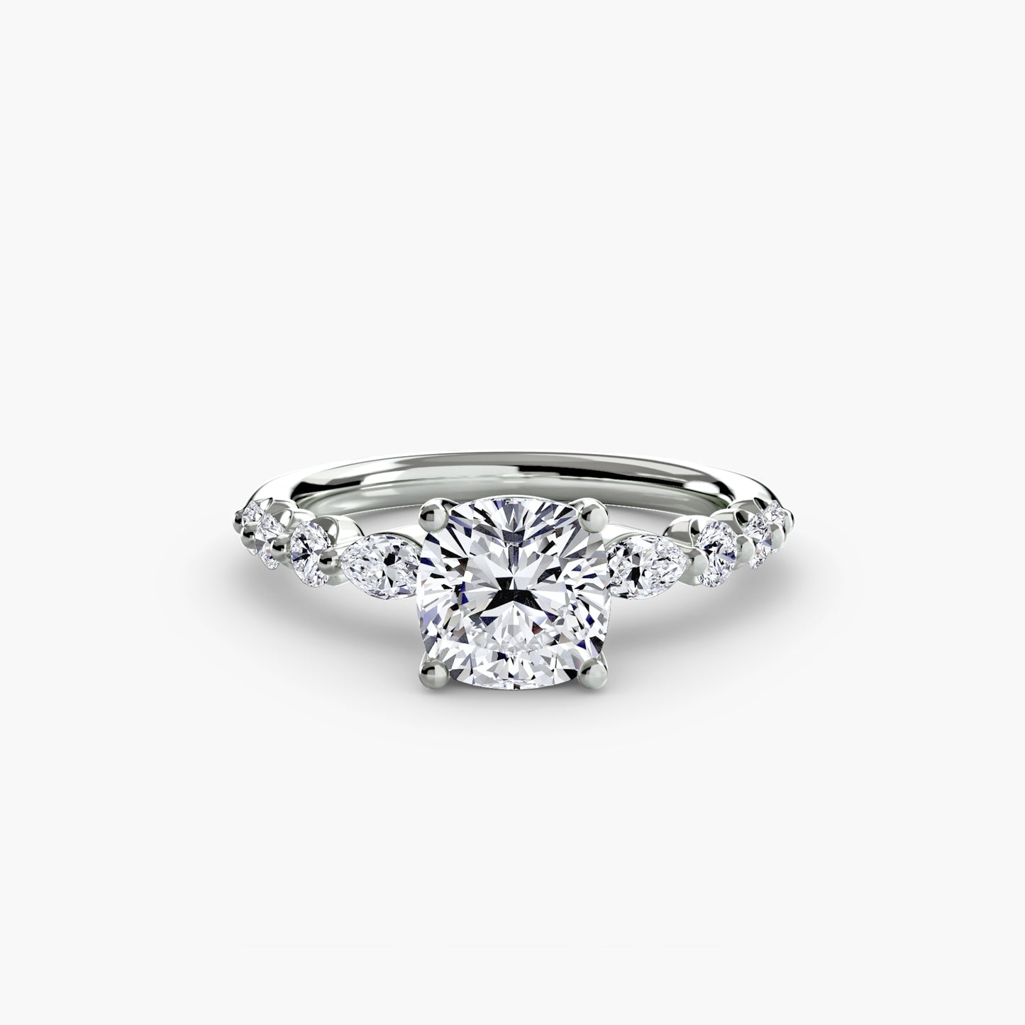(랩다이아몬드 / 랩그로운 다이아몬드) The Tiered Accent Ring