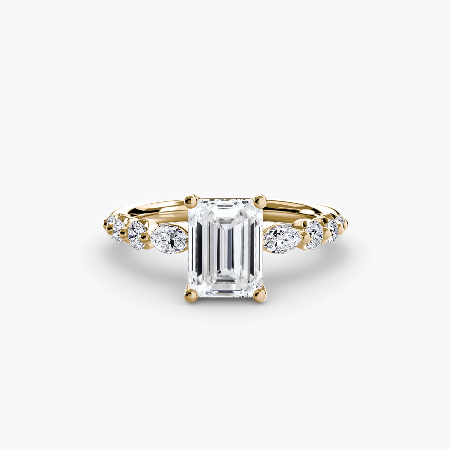 (랩다이아몬드 / 랩그로운 다이아몬드) The Tiered Accent Ring