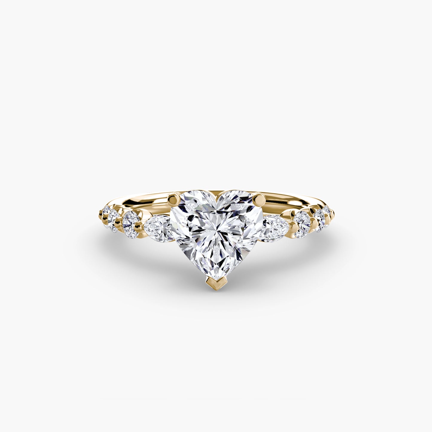 (랩다이아몬드 / 랩그로운 다이아몬드) The Tiered Accent Ring