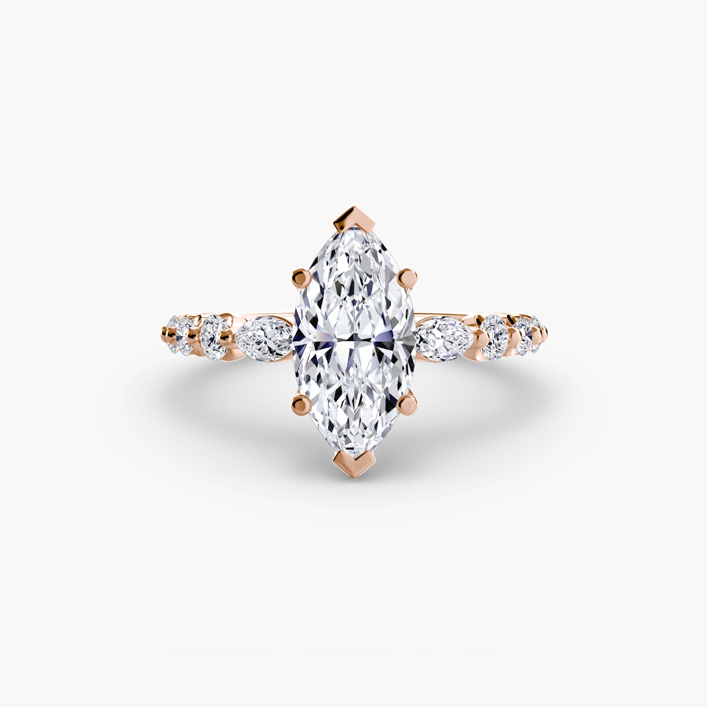 (랩다이아몬드 / 랩그로운 다이아몬드) The Tiered Accent Ring
