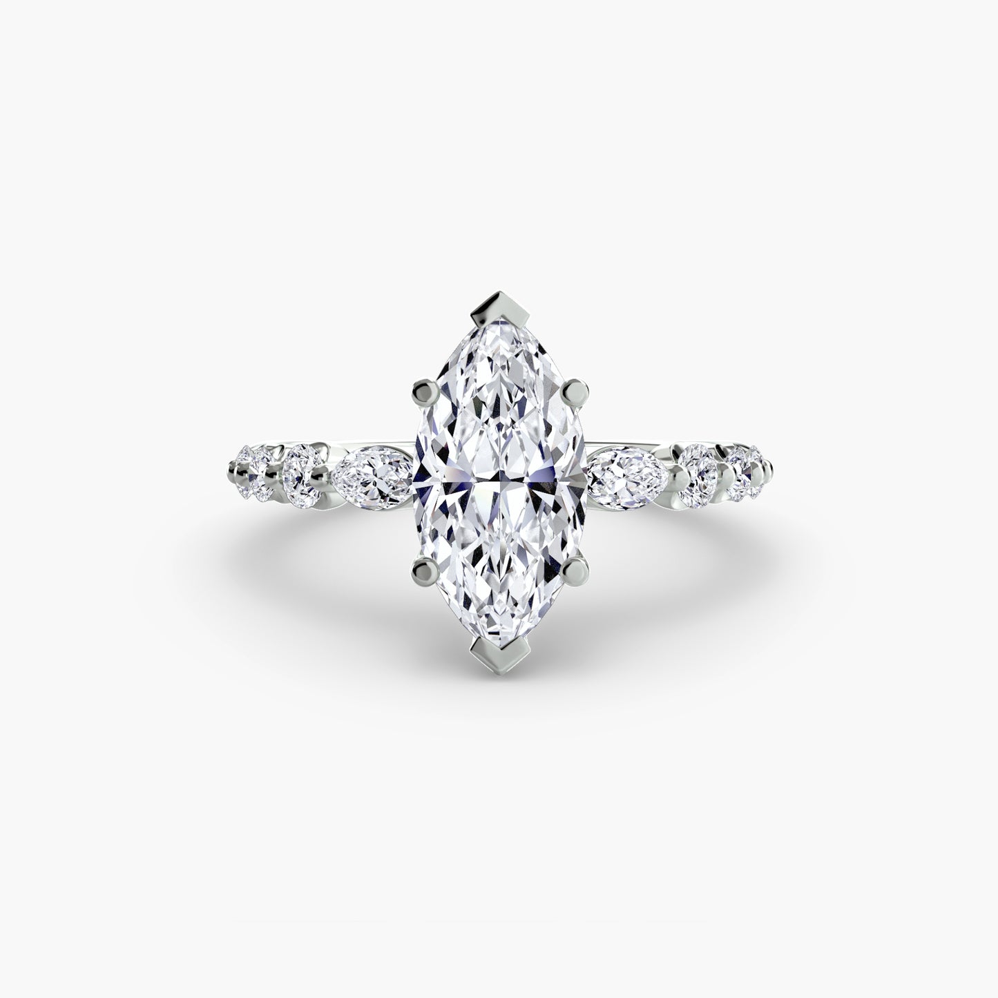 (랩다이아몬드 / 랩그로운 다이아몬드) The Tiered Accent Ring