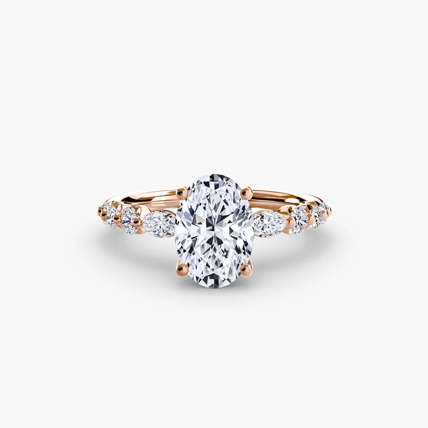 (랩다이아몬드 / 랩그로운 다이아몬드) The Tiered Accent Ring