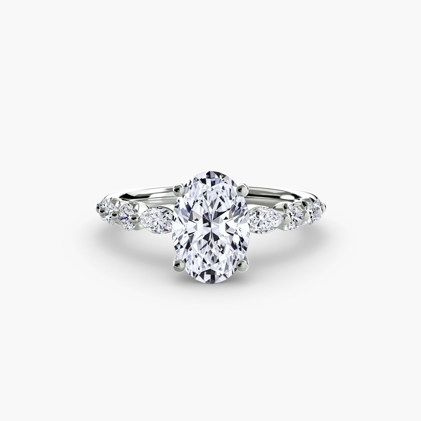 (랩다이아몬드 / 랩그로운 다이아몬드) The Tiered Accent Ring