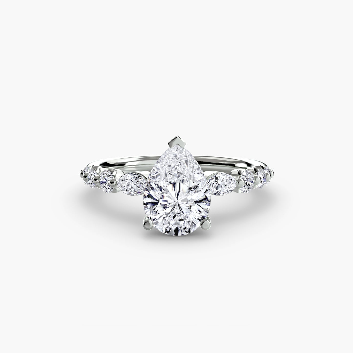(랩다이아몬드 / 랩그로운 다이아몬드) The Tiered Accent Ring