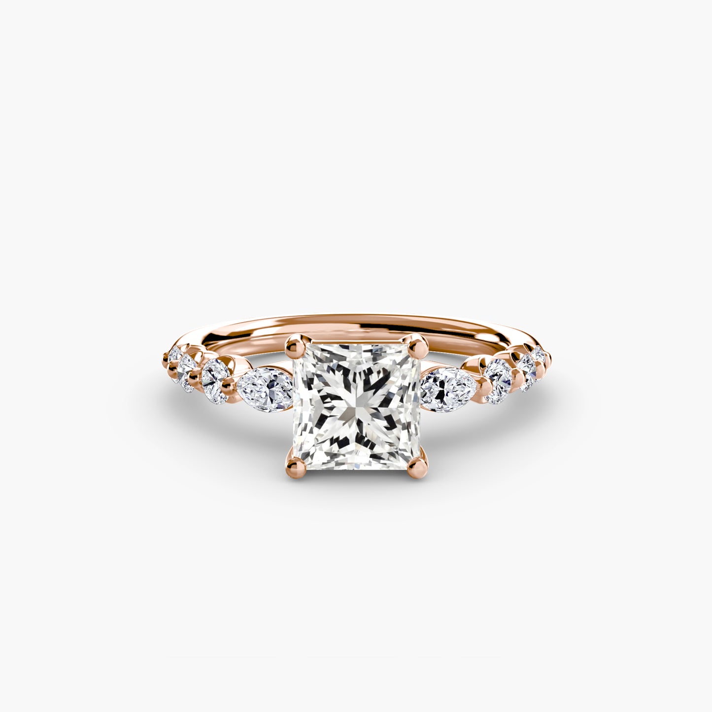(랩다이아몬드 / 랩그로운 다이아몬드) The Tiered Accent Ring