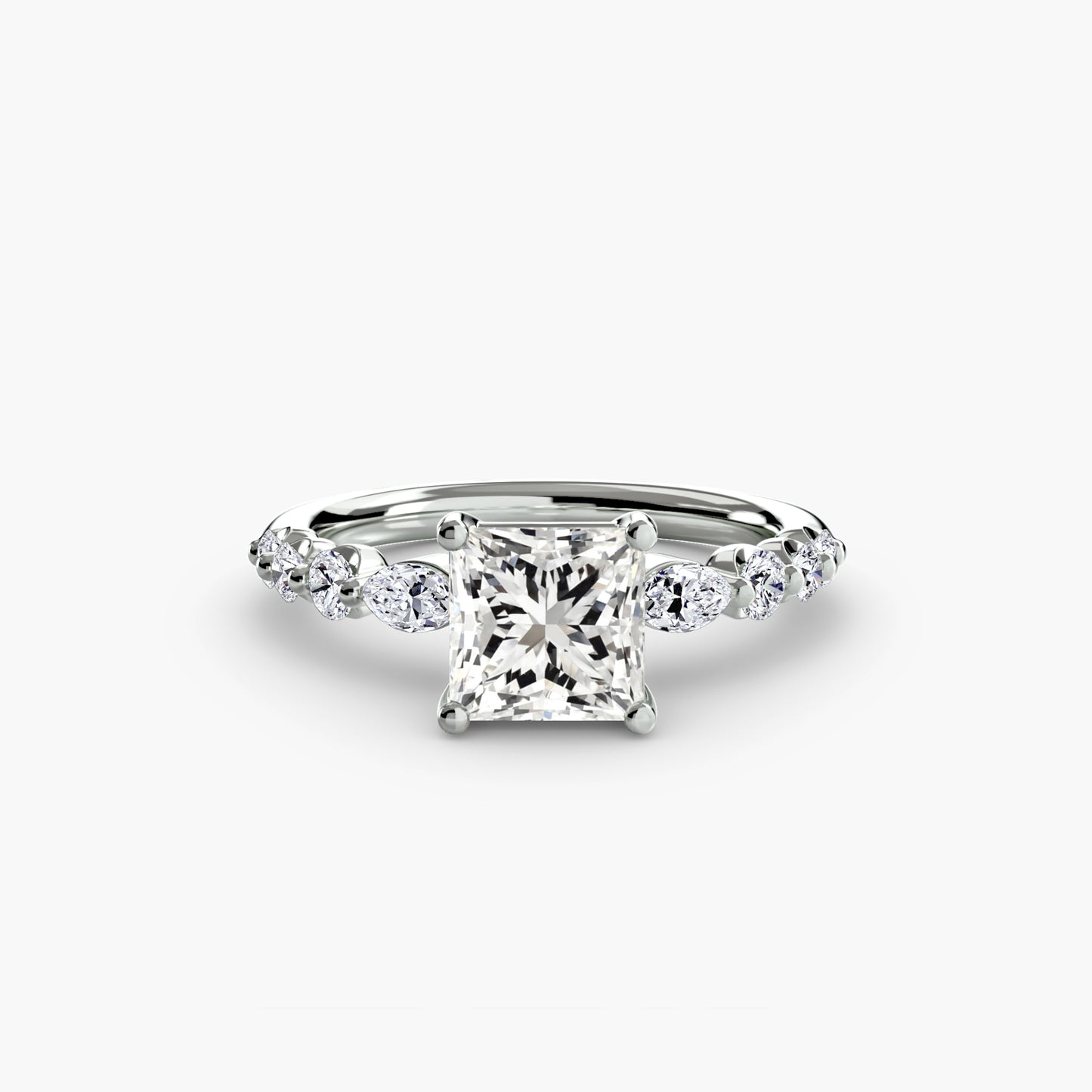 (랩다이아몬드 / 랩그로운 다이아몬드) The Tiered Accent Ring
