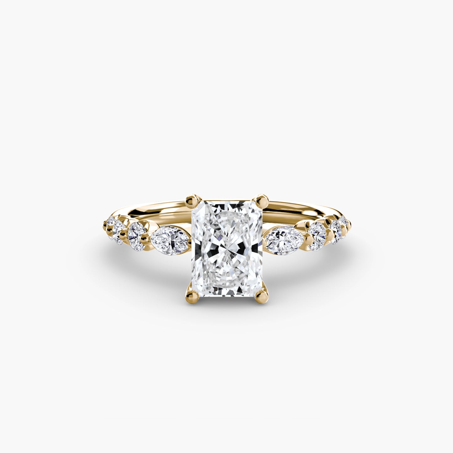 (랩다이아몬드 / 랩그로운 다이아몬드) The Tiered Accent Ring
