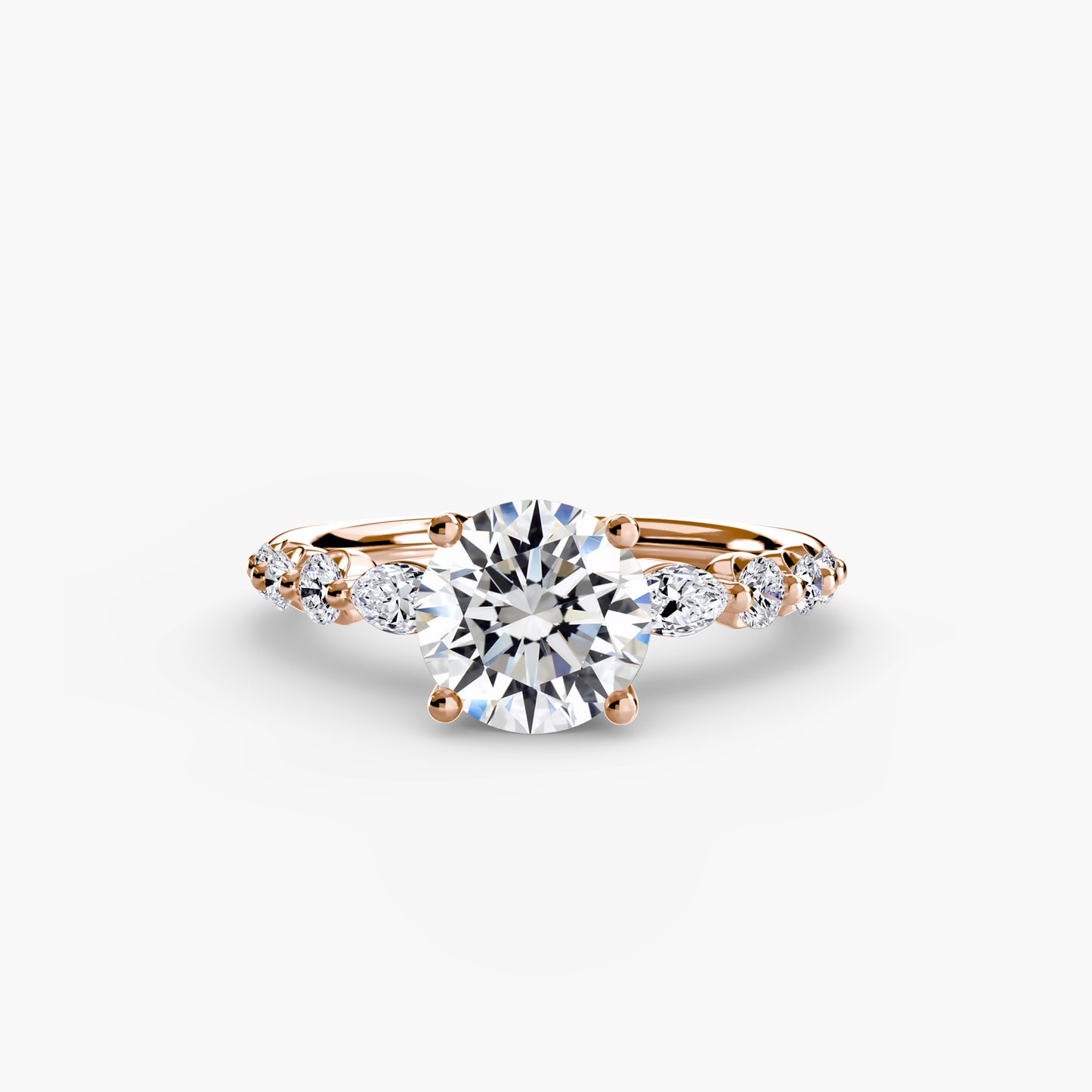 (랩다이아몬드 / 랩그로운 다이아몬드) The Tiered Accent Ring