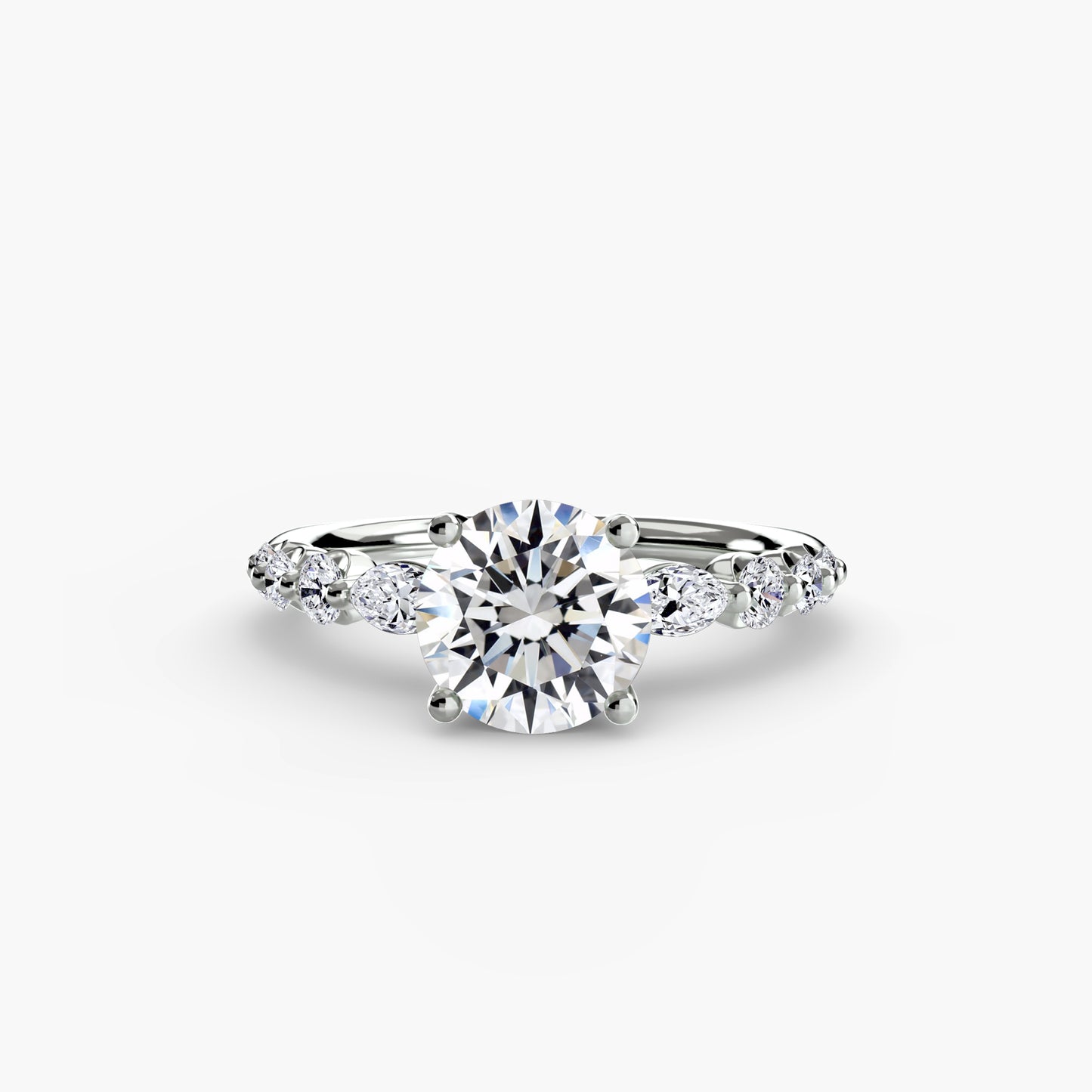 (랩다이아몬드 / 랩그로운 다이아몬드) The Tiered Accent Ring