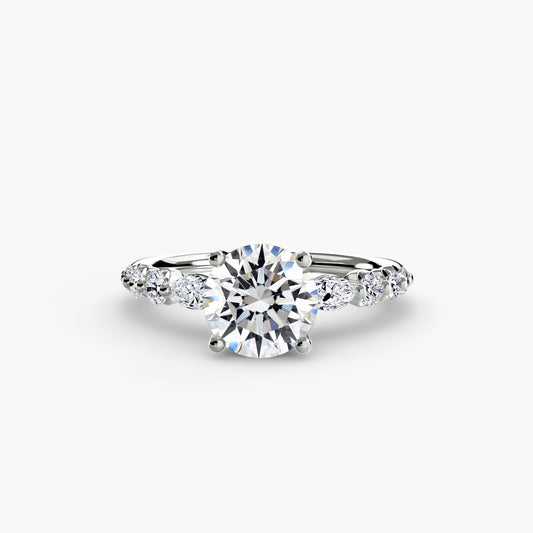 (랩다이아몬드 / 랩그로운 다이아몬드) The Tiered Accent Ring