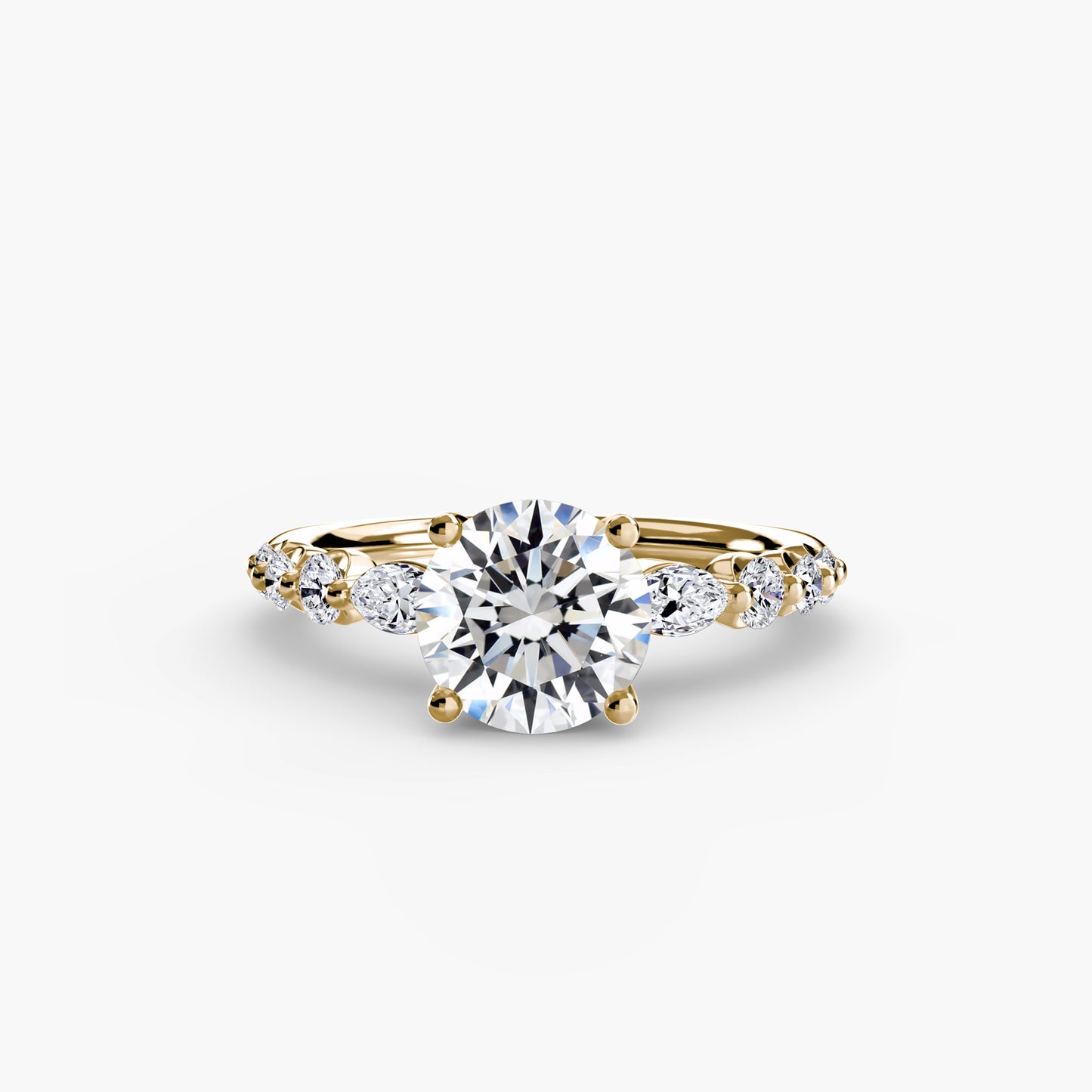 (랩다이아몬드 / 랩그로운 다이아몬드) The Tiered Accent Ring
